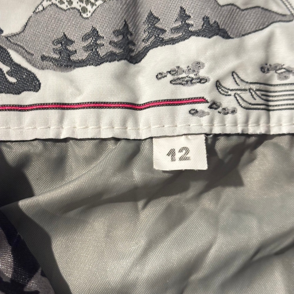 Vtg Nils Ski Jacket‎ Oversized 12 Floral Anorak Pullover Hooded Gorpcore 20478 - Picture 9 of 15